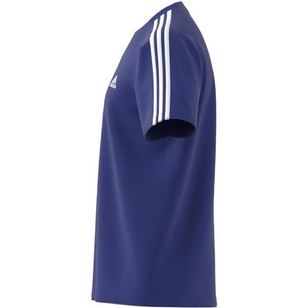 Men Essentials Single Jersey 3-Stripes T-Shirt, Blue, A701_ONE, large image number 13
