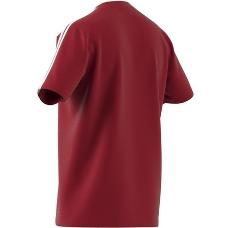 Men Essentials Single Jersey 3-Stripes T-Shirt, Red, A701_ONE, large image number 14