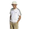 Men Essentials Single Jersey 3-Stripes T-Shirt, White, A701_ONE, thumbnail image number 0