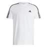 Men Essentials Single Jersey 3-Stripes T-Shirt, White, A701_ONE, thumbnail image number 4