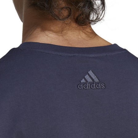 Men Essentials Single Jersey Big Logo T-Shirt, Black, A701_ONE, large image number 4