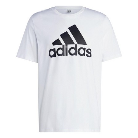 Essentials Single Jersey Big Logo T-Shirt white Male Adult, A701_ONE, large image number 2