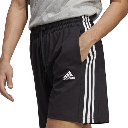 Men 3-Stripes Shorts, Black, A701_ONE, large image number 4