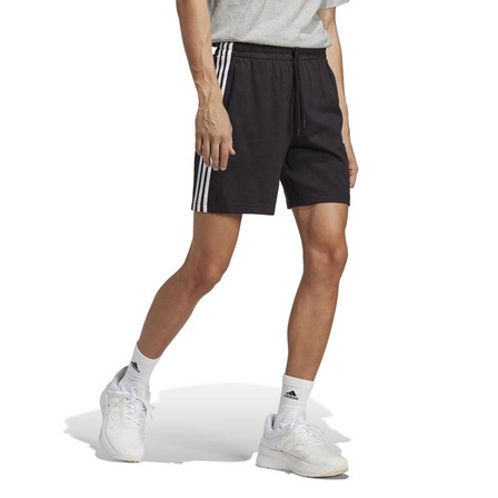 Men 3-Stripes Shorts, Black, A701_ONE, large image number 10