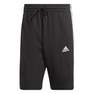 Men Essentials Single Jersey 3-Stripes Shorts, Black, A701_ONE, thumbnail image number 0