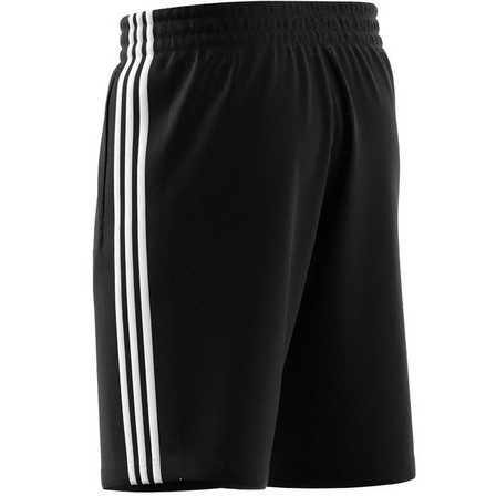 Men Essentials Single Jersey 3-Stripes Shorts, Black, A701_ONE, large image number 5