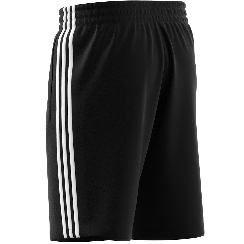 adidas - Men Essentials Single Jersey 3-Stripes Shorts, Black