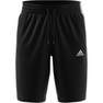 Men Essentials Single Jersey 3-Stripes Shorts, Black, A701_ONE, thumbnail image number 7