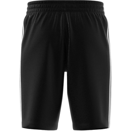 Men Essentials Single Jersey 3-Stripes Shorts, Black, A701_ONE, large image number 9