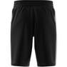 Men Essentials Single Jersey 3-Stripes Shorts, Black, A701_ONE, thumbnail image number 9