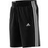 Men Essentials Single Jersey 3-Stripes Shorts, Black, A701_ONE, thumbnail image number 10