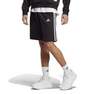Men Essentials Single Jersey 3-Stripes Shorts, Black, A701_ONE, thumbnail image number 13