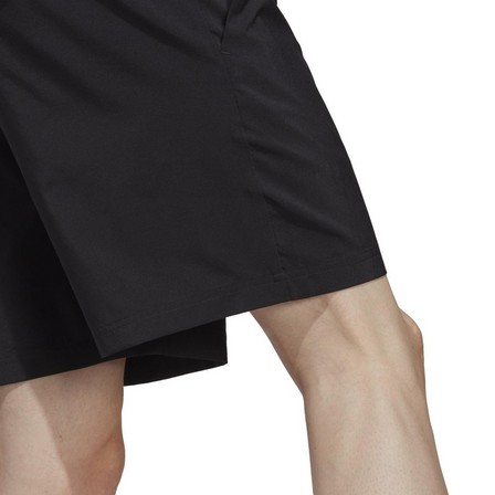Men Aeroready Essentials Chelsea Small Logo Shorts, Black, A701_ONE, large image number 4