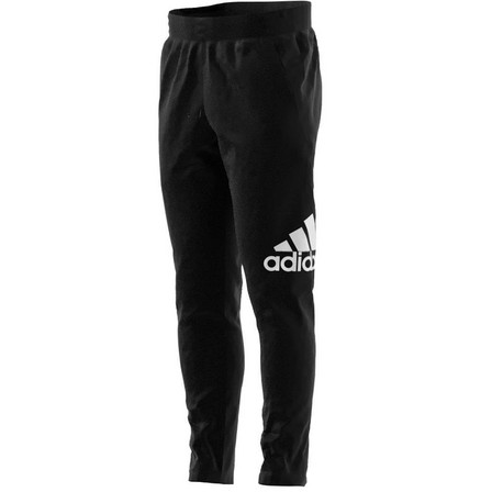Men Essentials Single Jersey Tapered Badge Of Sport Joggers, Black, A701_ONE, large image number 11