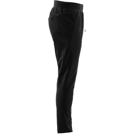 Men Essentials Single Jersey Tapered Badge Of Sport Joggers, Black, A701_ONE, large image number 14