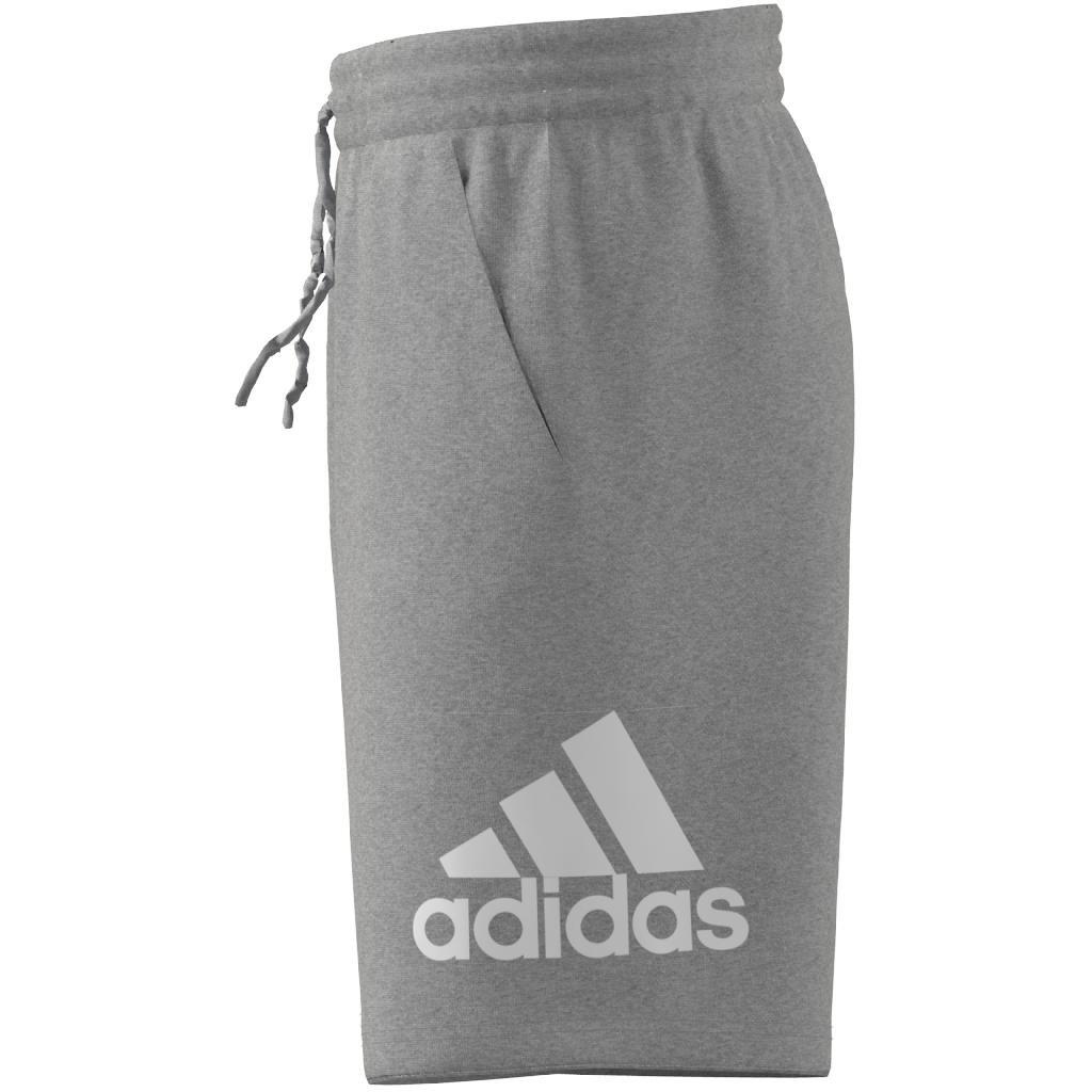 adidas - Men Essentials Big Logo French Terry Shorts, Grey
