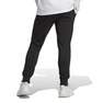 Men Essentials Single Jersey Tapered Cuff Joggers, Black, A701_ONE, thumbnail image number 2