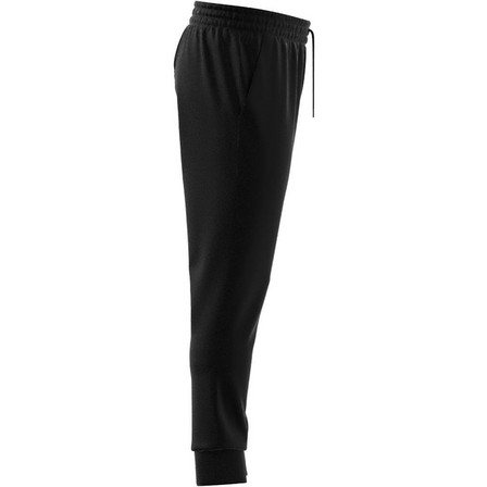 Men Essentials Single Jersey Tapered Cuff Joggers, Black, A701_ONE, large image number 9