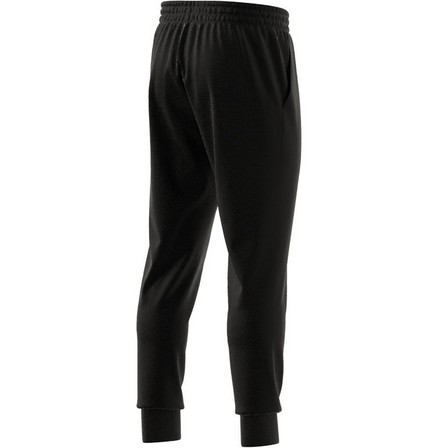 Men Essentials Single Jersey Tapered Cuff Joggers, Black, A701_ONE, large image number 19