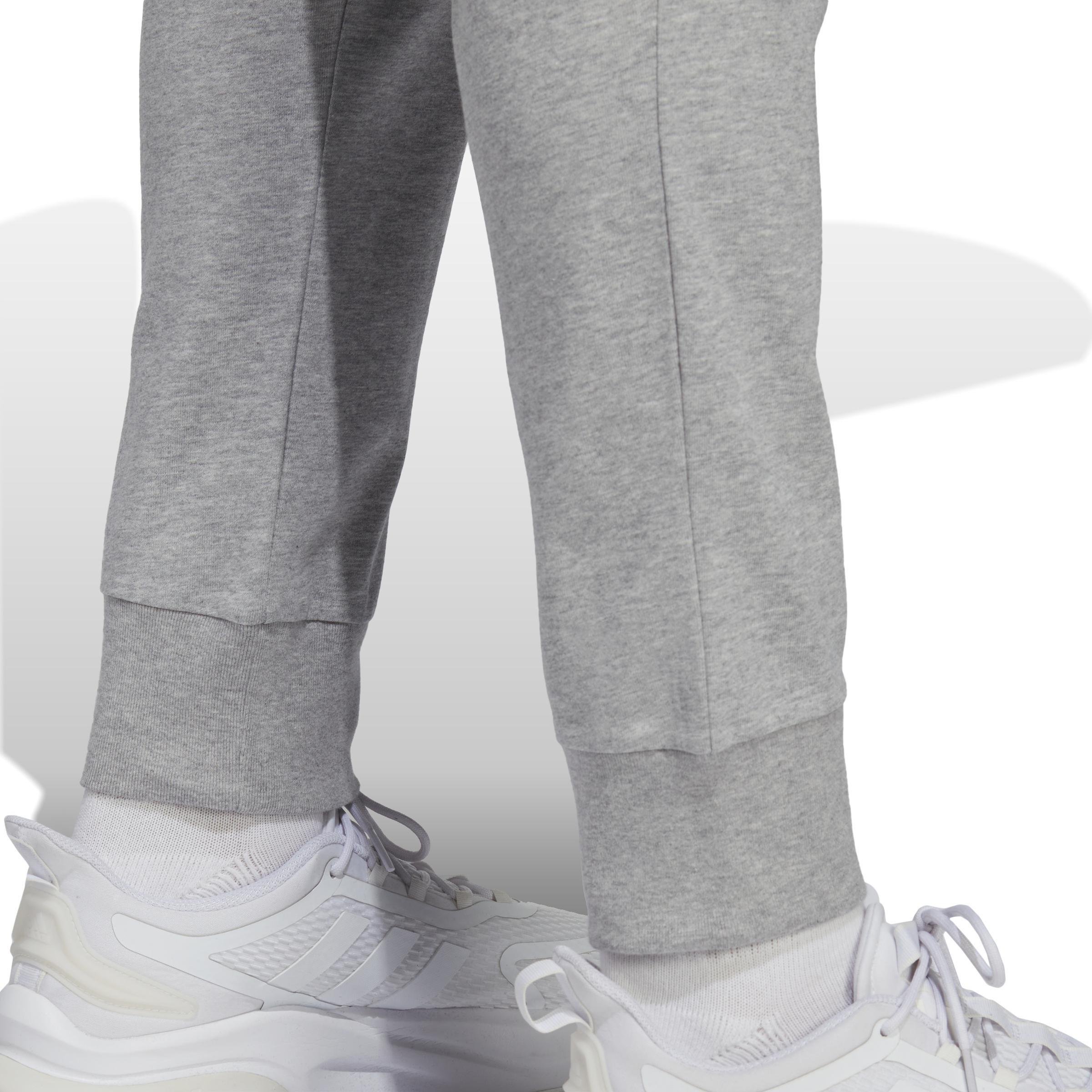 adidas - Men Essentials Single Jersey Tapered Cuff Joggers, Grey