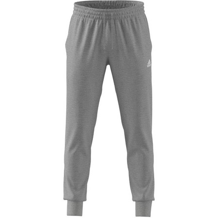 Men Essentials Single Jersey Tapered Cuff Joggers, Grey, A701_ONE, large image number 14
