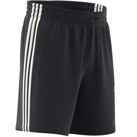 Men French Terry 3-Stripes Shorts, Navy, A701_ONE, large image number 6