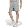 Men Essentials French Terry 3-Stripes Shorts, Grey, A701_ONE, thumbnail image number 1