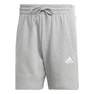 Men Essentials French Terry 3-Stripes Shorts, Grey, A701_ONE, thumbnail image number 2