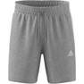 Men Essentials French Terry 3-Stripes Shorts, Grey, A701_ONE, thumbnail image number 8