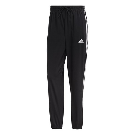 Men Aeroready Essentials 3-Stripes Tracksuit Bottoms, Black, A701_ONE, large image number 1