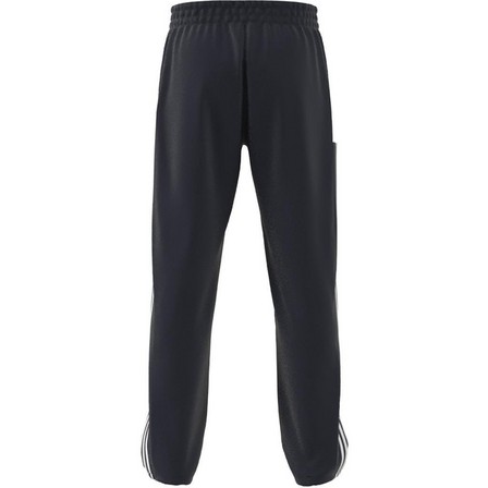 Men Aeroready Essentials Woven 3-Stripes Tracksuit Bottoms, Black, A701_ONE, large image number 0