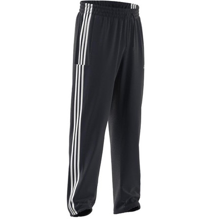 Men Aeroready Essentials Woven 3-Stripes Tracksuit Bottoms, Black, A701_ONE, large image number 3