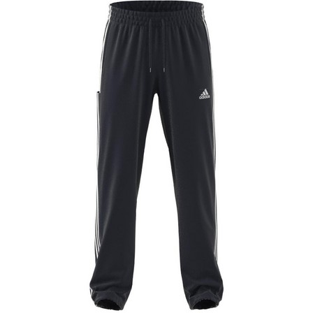 Men Aeroready Essentials Woven 3-Stripes Tracksuit Bottoms, Black, A701_ONE, large image number 4
