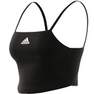 Women Allover Adidas Graphic Corset-Inspired Tank Top, Black, A701_ONE, thumbnail image number 0