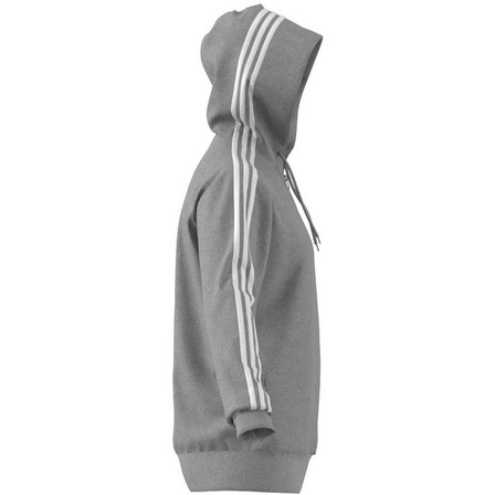 Men Essentials French Terry 3-Stripes Full-Zip Hoodie, Grey, A701_ONE, large image number 7