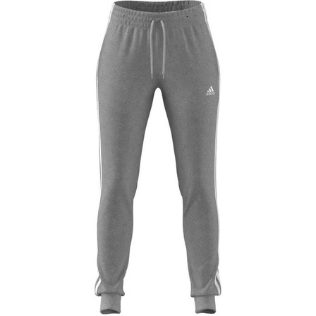 Women Essentials 3-Stripes French Terry Cuffed Joggers, Grey, A701_ONE, large image number 7