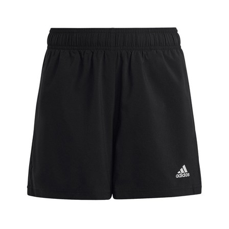 Kids Unisex Essentials Small Logo Chelsea Shorts, Black, A701_ONE, large image number 5
