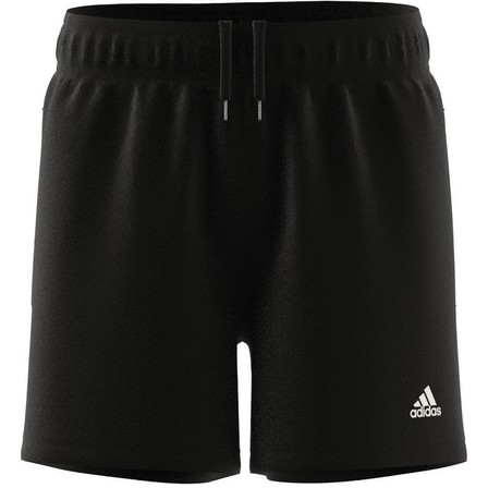 Kids Unisex Essentials Small Logo Chelsea Shorts, Black, A701_ONE, large image number 8