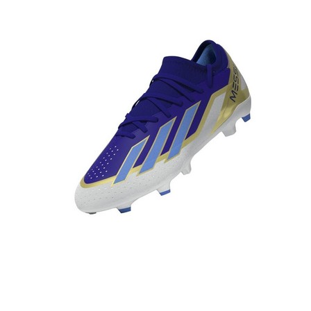 Unisex X Crazyfast Messi League Firm Ground Boots, Blue, A701_ONE, large image number 13