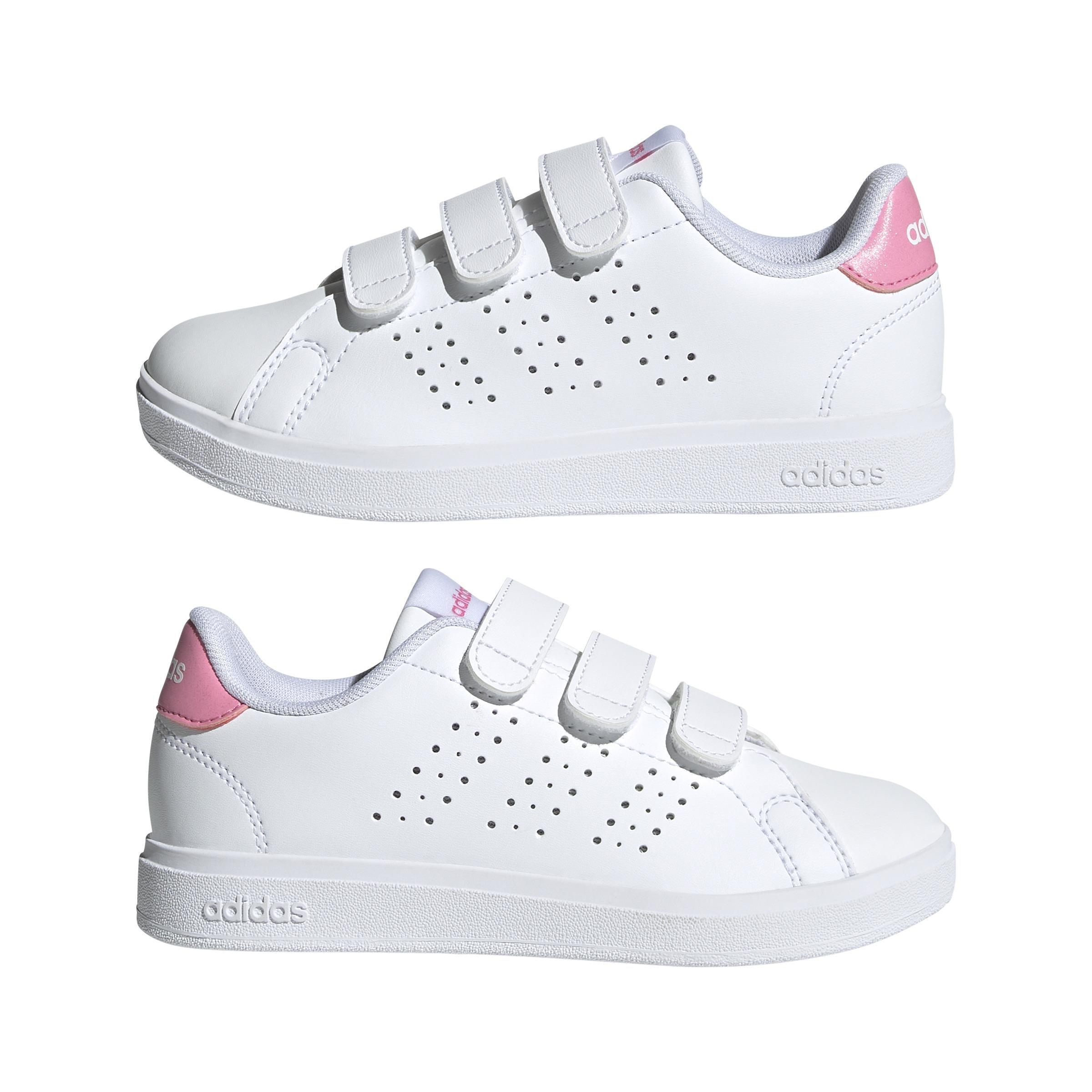 Unisex Kids Advantage Base 2.0 Shoes, White, A701_ONE, large image number 6