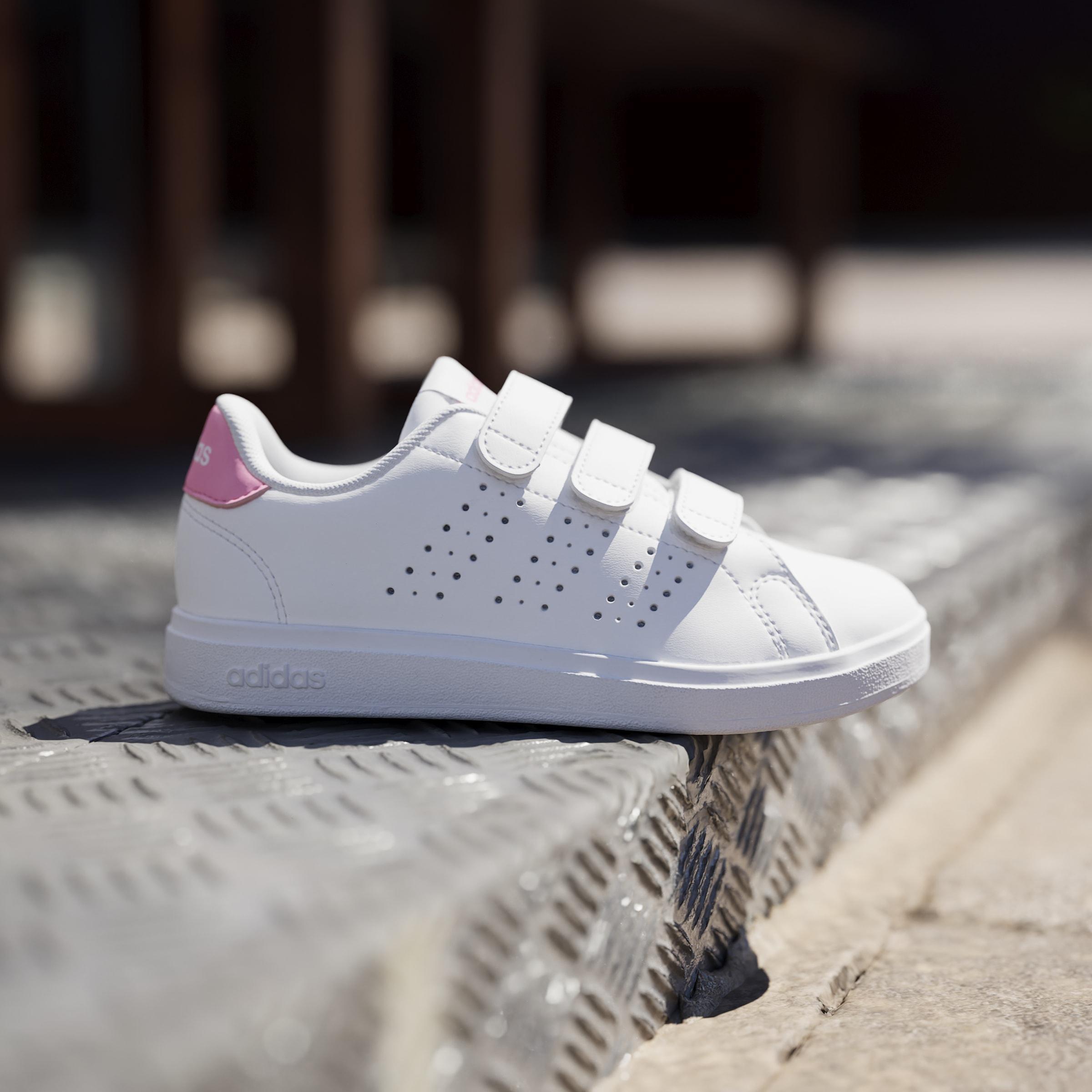 Unisex Kids Advantage Base 2.0 Shoes, White, , large image number 6