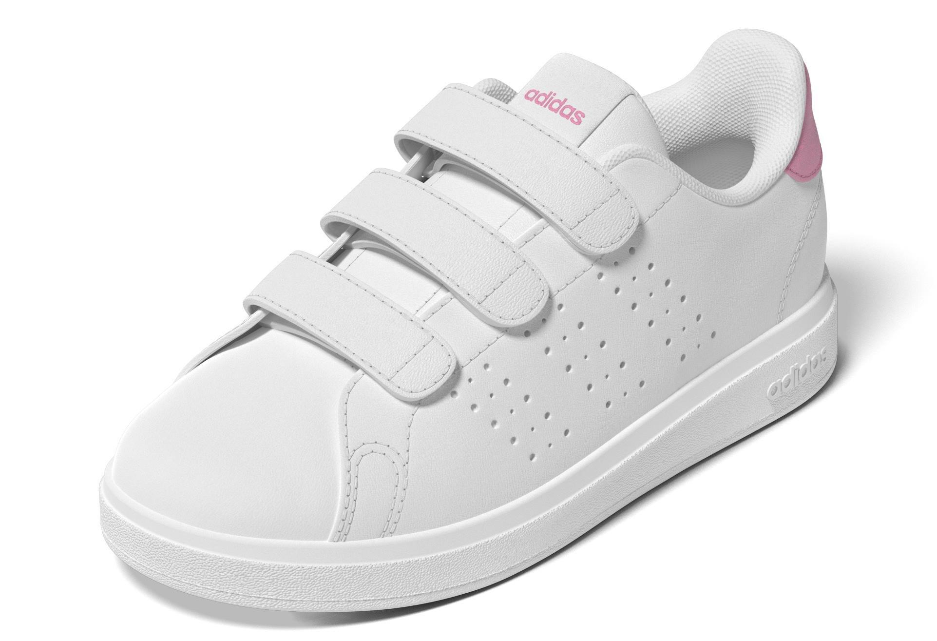 Unisex Kids Advantage Base 2.0 Shoes, White, A701_ONE, large image number 8