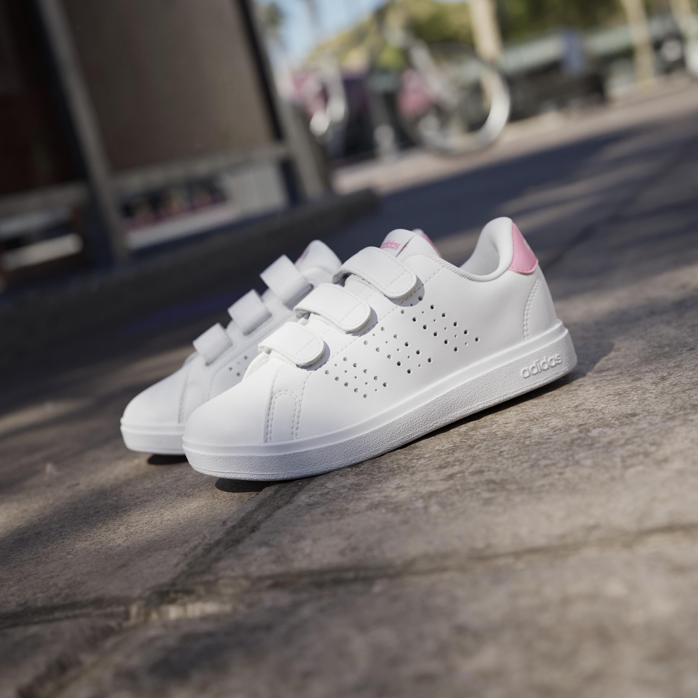 Unisex Kids Advantage Base 2.0 Shoes, White, , large image number 8