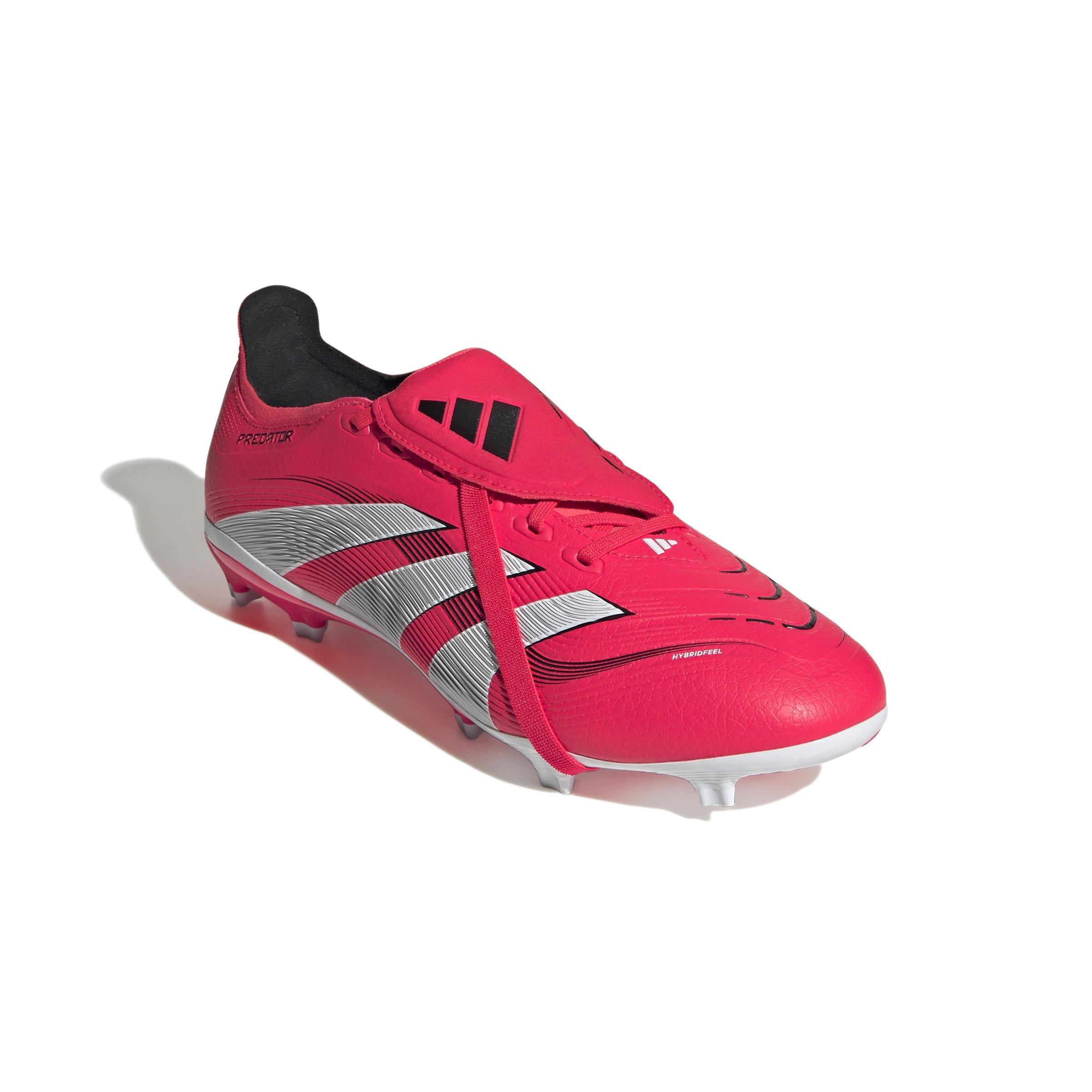 Unisex Predator League Fold-Over Tongue Firm/Multi-Ground Boots, Red, , large image number 2