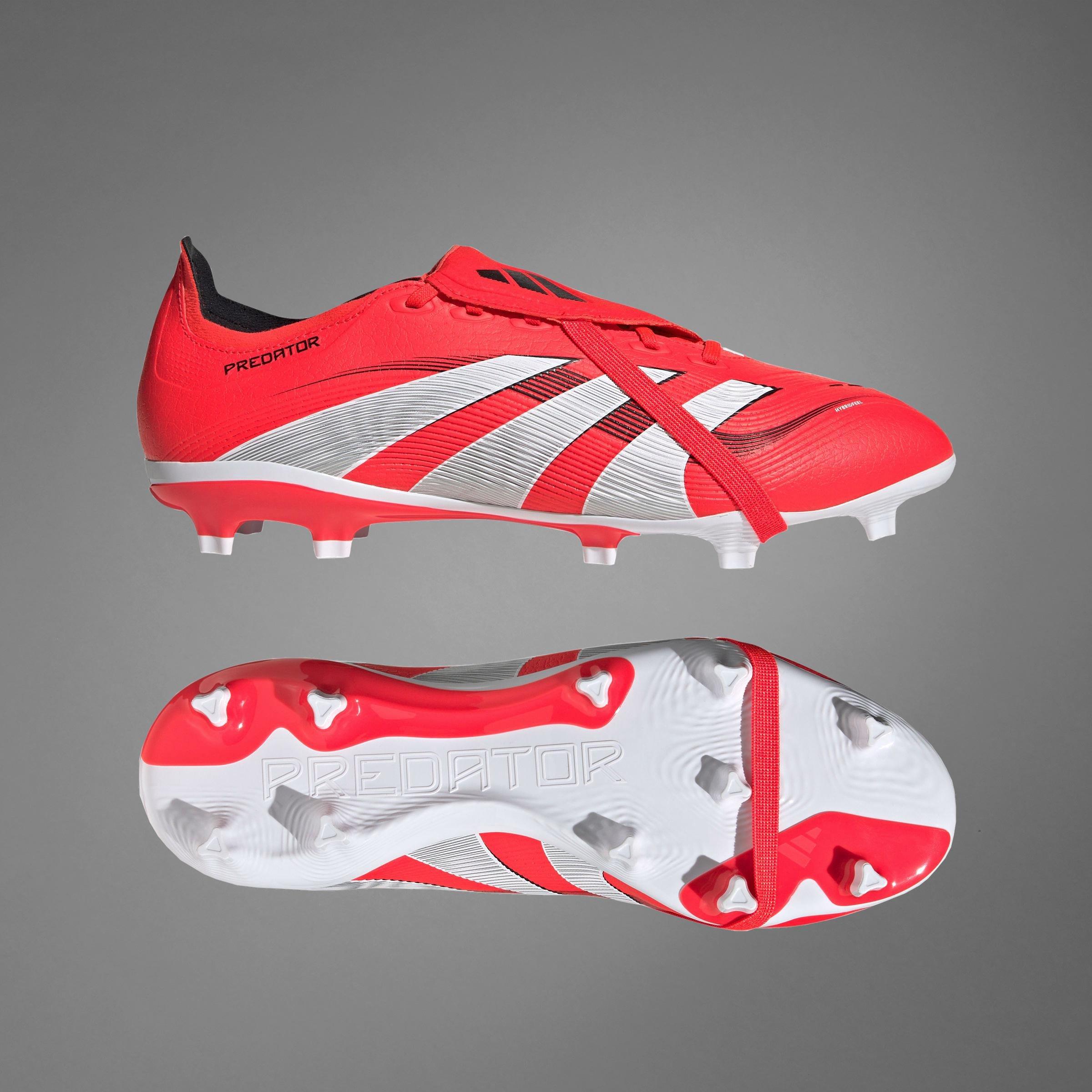 Unisex Predator League Fold-Over Tongue Firm/Multi-Ground Boots, Red, , large image number 9