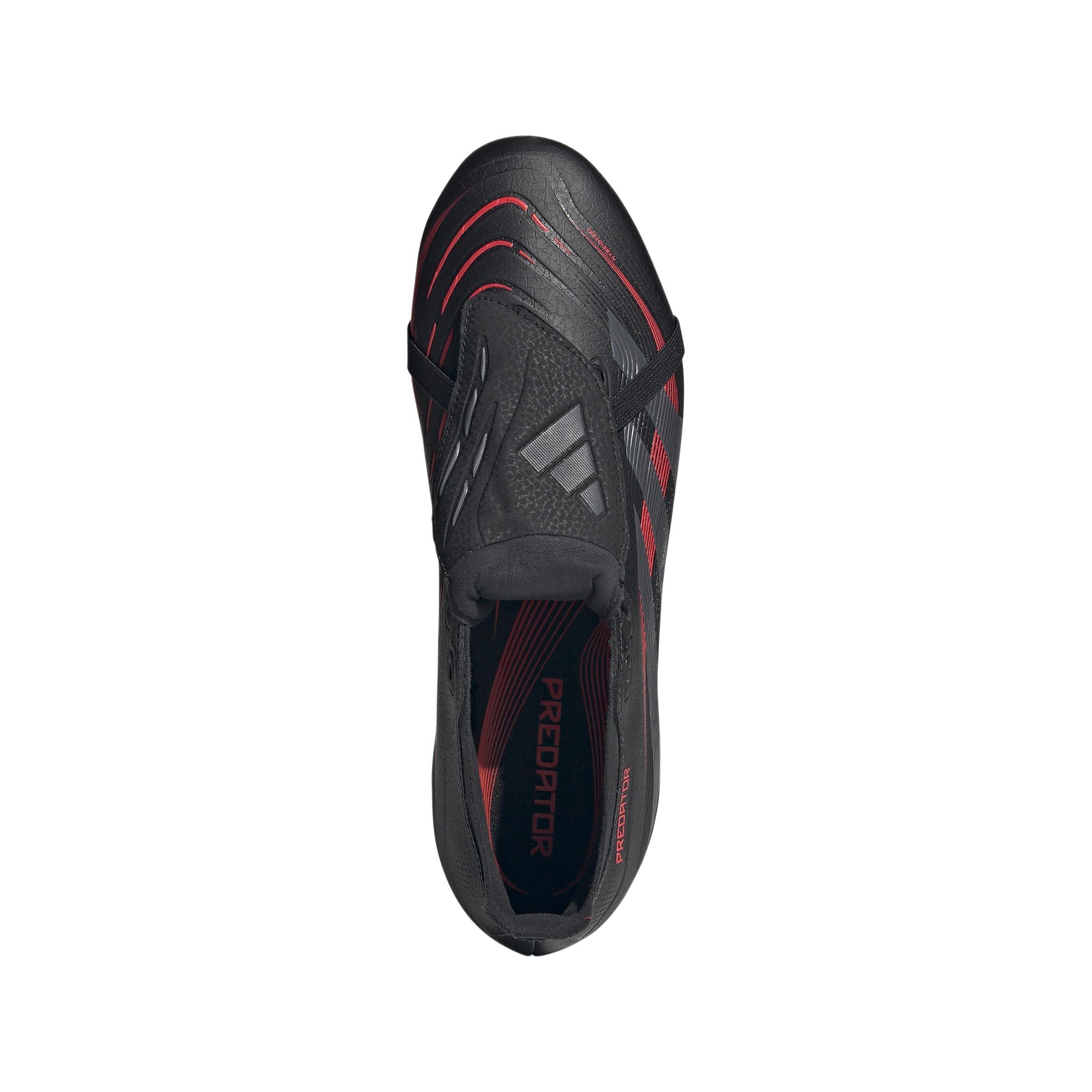 Unisex Predator League Fold-Over Tongue Firm/Multi-Ground Boots, Black, , large image number 1