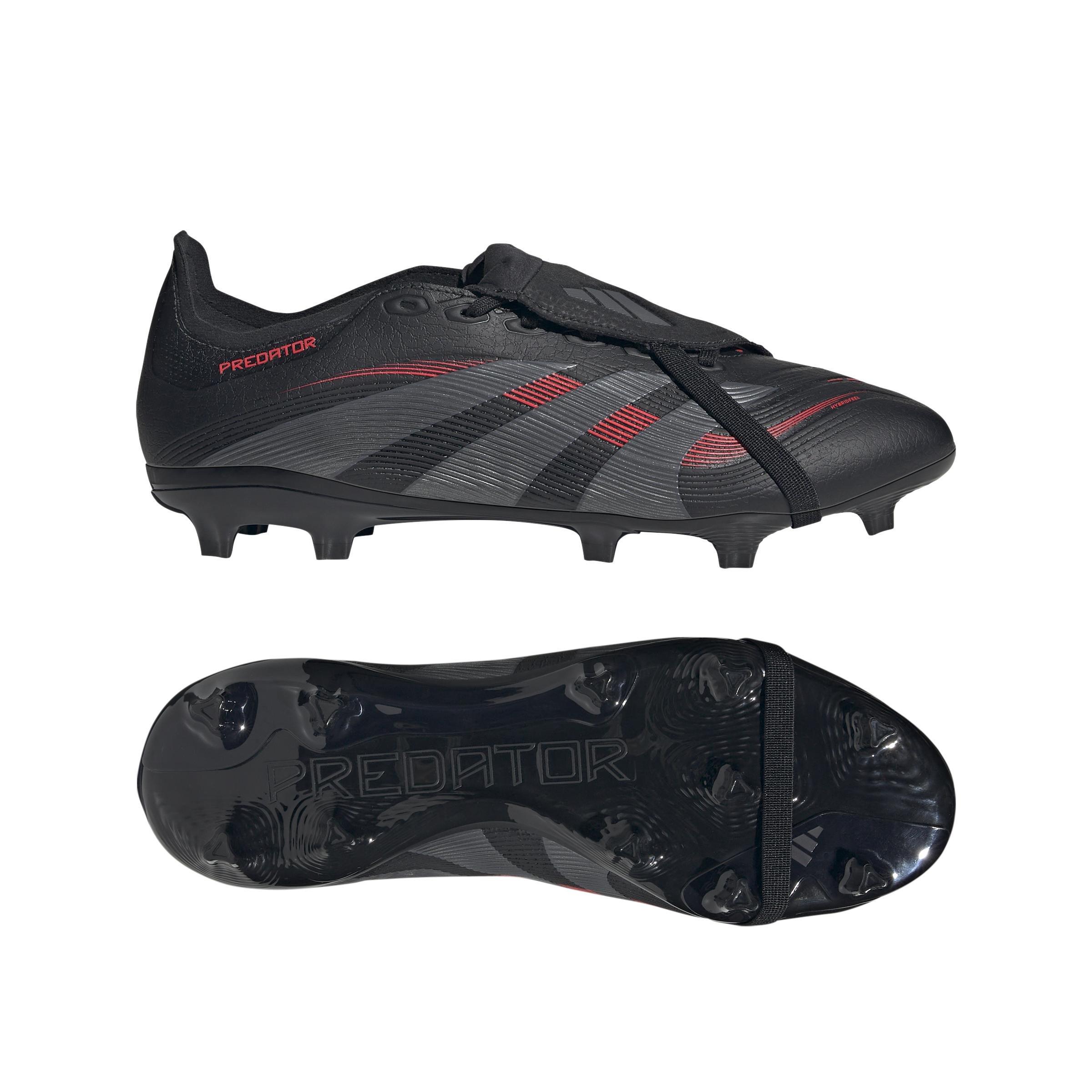 Unisex Predator League Fold-Over Tongue Firm/Multi-Ground Boots, Black, , large image number 8