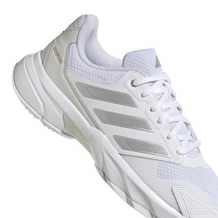 Women Courtjam Control 3 Tennis Shoes, White, A701_ONE, large image number 4