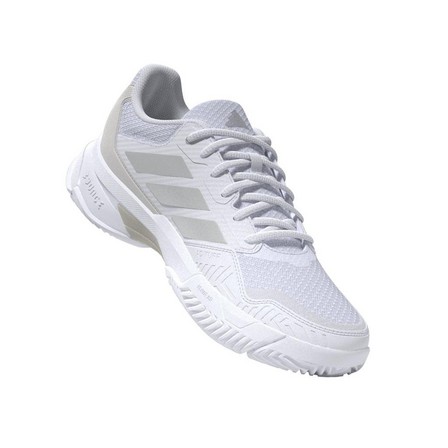 Women Courtjam Control 3 Tennis Shoes, White, A701_ONE, large image number 6