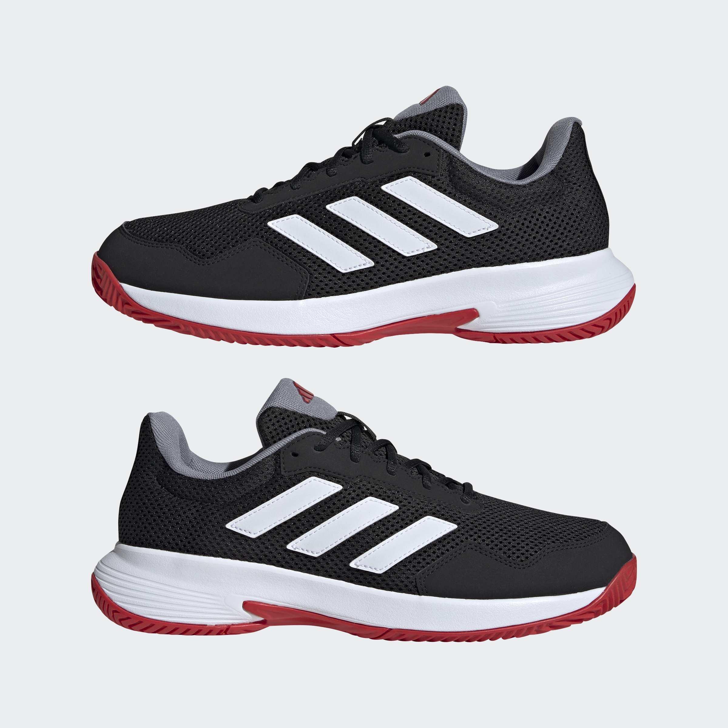 Unisex Court Spec 2 Tennis Shoes, Black, A701_ONE, large image number 8